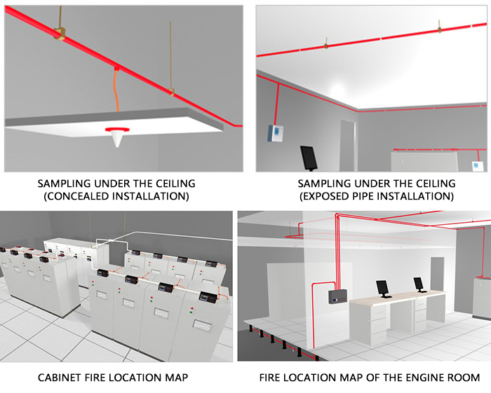 JunXunPu Aspiration Smoke Detector Installation Methods